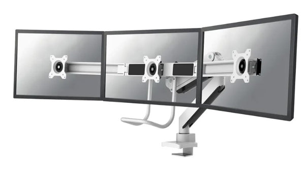 Neomounts NM-D775DX3WHITE Flachbildschirm-Tischhalterung 68,6 cm (27") Tisch/Bank Weiß