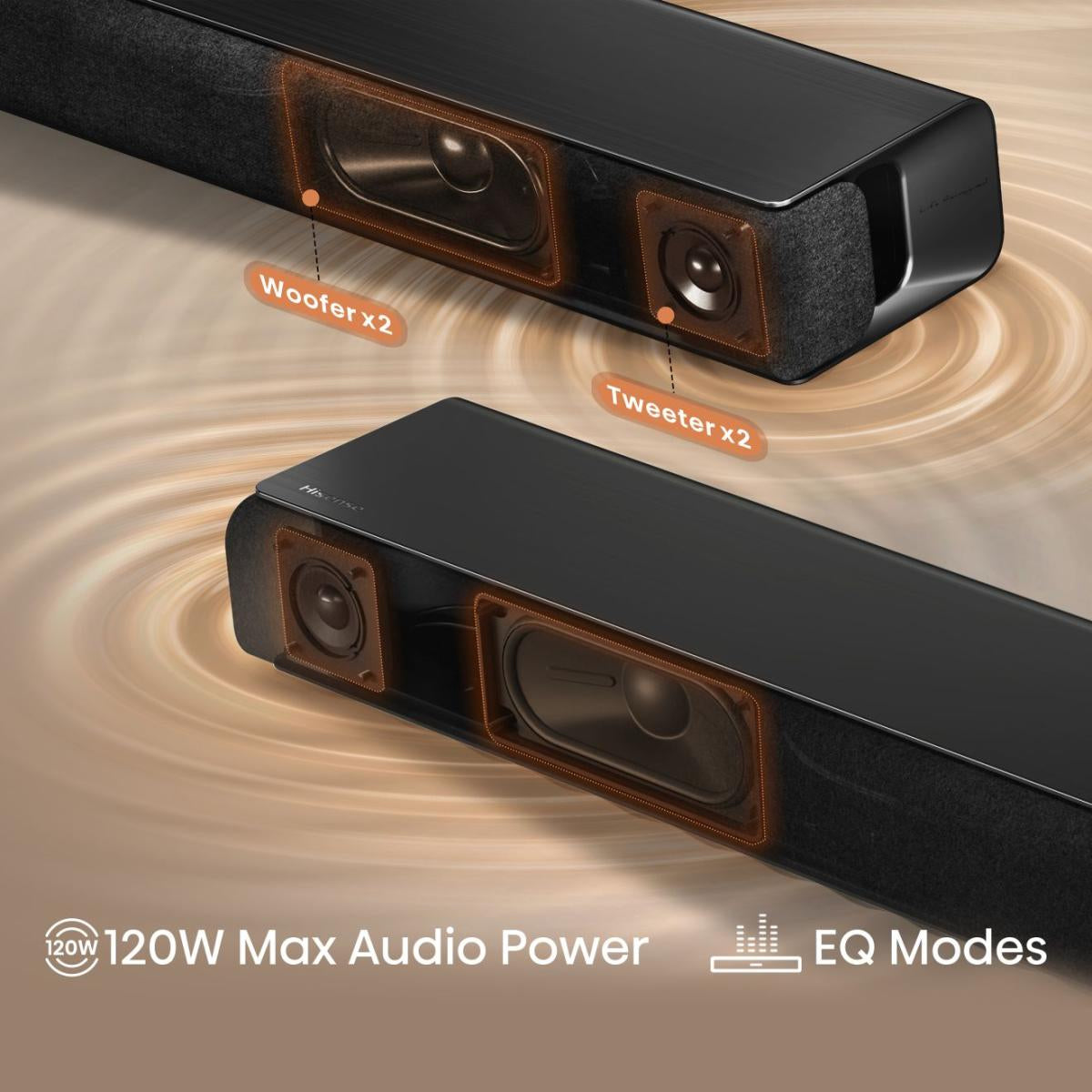 Hisense 2.0 CH Soundbar, 120 W