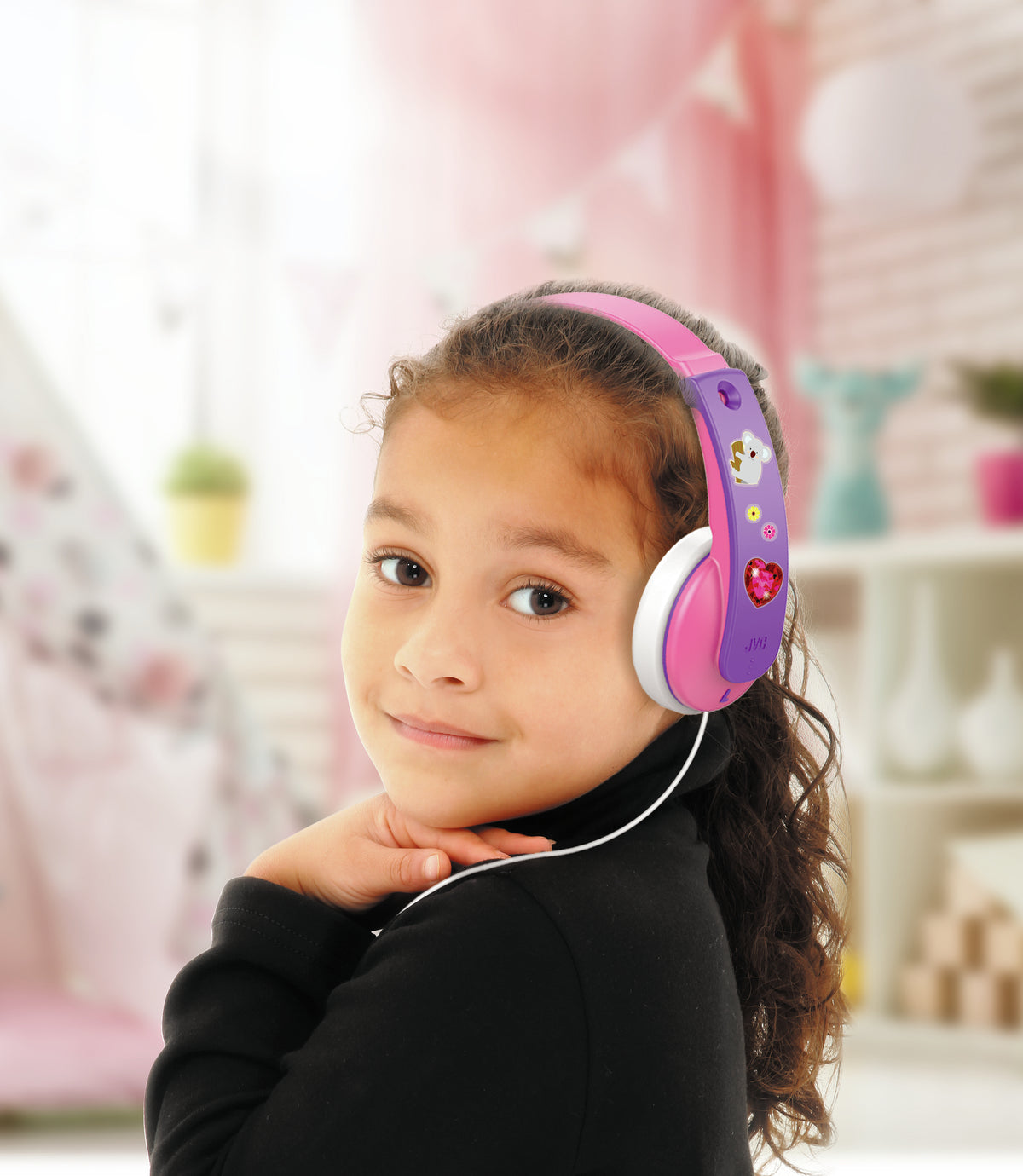 JVC HA-KD7 Kopfhörer Kabelgebunden Kopfband Musik Pink, Violett