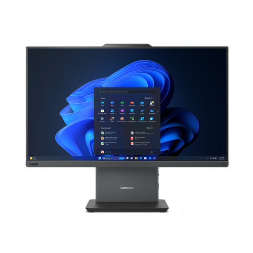 Lenovo ThinkCentre neo 50a 24 Gen 5 Intel Core 5 210H 60,5 cm (23.8") 1920 x 1080 Pixel Touchscreen All-in-One-PC 16 GB DDR5-SDRAM 512 GB SSD Windows 11 Pro Wi-Fi 6 (802.11ax) Grau