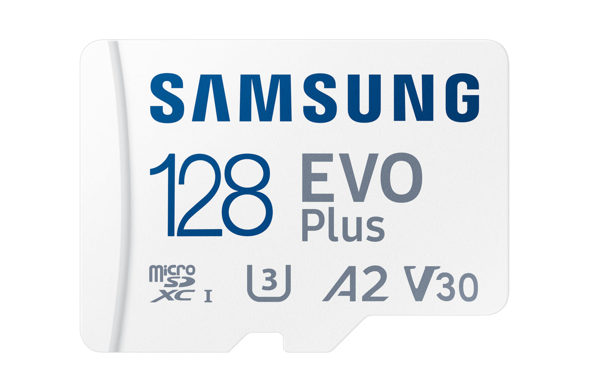 Samsung EVO Plus microSD-Speicherkarte (2024) (inkl. SD Adapter) - 128 GB
