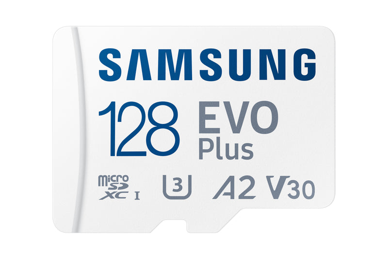 Samsung EVO Plus microSD-Speicherkarte (2024) (inkl. SD Adapter) - 128 GB