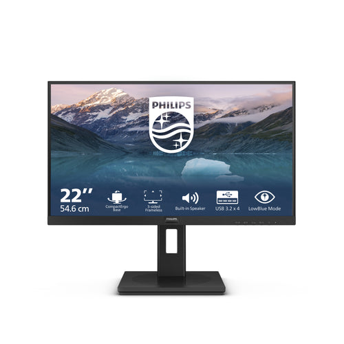 Philips 222S9JML/00 Computerbildschirm 54,6 cm (21.5") 1920 x 1080 Pixel Full HD LCD Schwarz