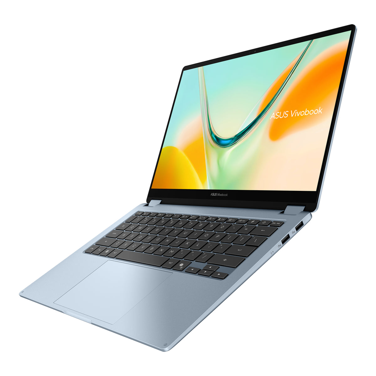 ASUS Vivobook S14 Flip TP5408QA-U2114W Copilot+ PC Snapdragon X1-26-100 Hybrid (2-in-1) 35,6 cm (14") Touchscreen WUXGA 16 GB LPDDR5x-SDRAM 512 GB SSD Wi-Fi 6E (802.11ax) Windows 11 Home Blau