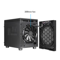 Chieftec The Cube CI-03B-OP mATX-Cube-Gehäuse