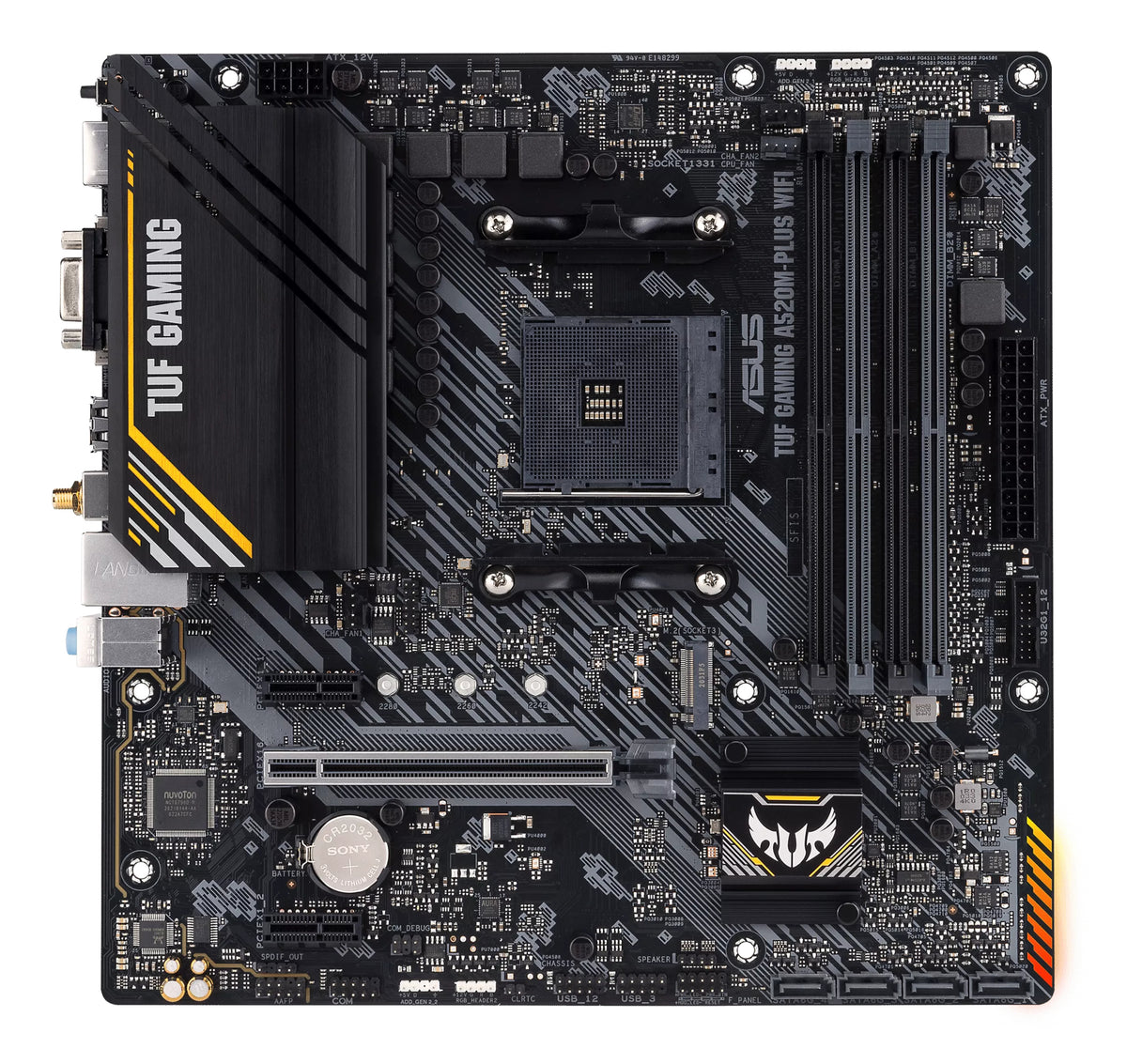 ASUS TUF GAMING A520M-PLUS WIFI AMD A520 Sockel AM4 micro ATX