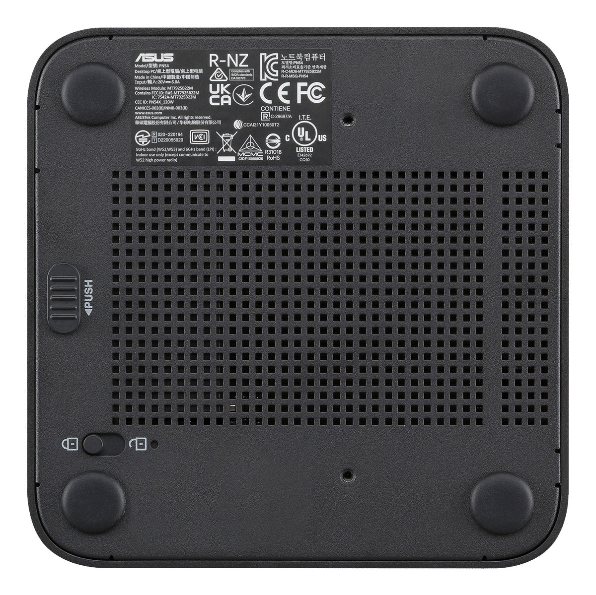 ASUS ExpertCenter PN55-S50010NL Copilot+ PC AMD Ryzen AI 5 430 16 GB DDR5-SDRAM 512 GB SSD Windows 11 Pro Mini-PC Schwarz