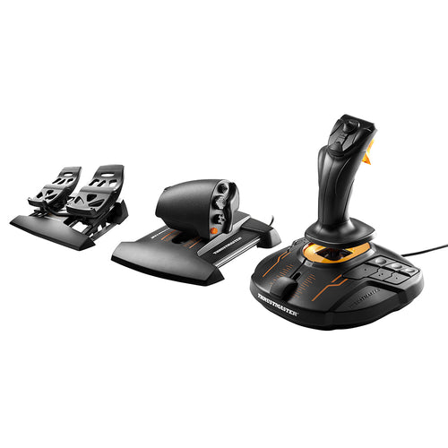 Thrustmaster T.16000M FCS Flight Pack Schwarz USB Flugsimulation Analog / Digital PC