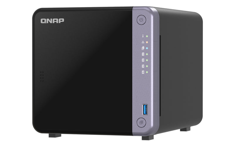 QNAP TS-432X-4G NAS & Speicherserver Tower Alpine Alpine AL-524 4 GB DDR4 QNAP QTS Schwarz