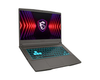 MSI Thin 15 B13VF-2894XDE Intel® Core™ i7 i7-13620H Laptop 39,6 cm (15.6") Full HD 16 GB DDR4-SDRAM 1 TB SSD NVIDIA GeForce RTX 4060 Wi-Fi 6E (802.11ax) FreeDOS Grau