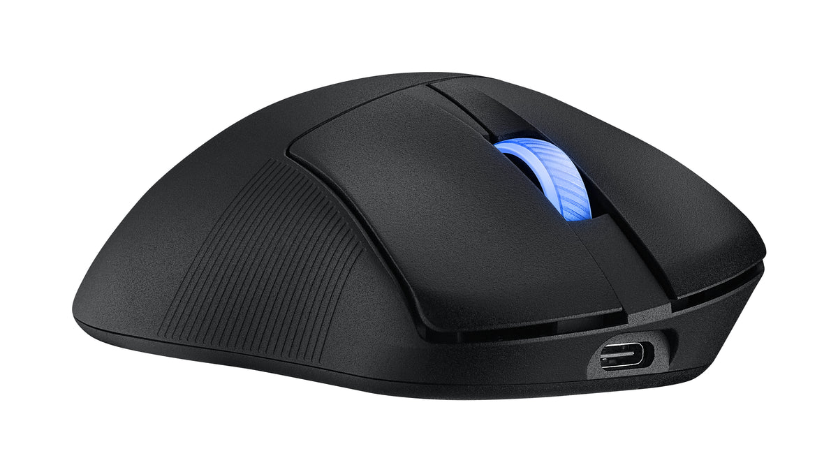 ASUS ROG Keris II Ace Wireless AimPoint Black Maus Gaming rechts RF Wireless + Bluetooth + USB Type-A Optisch 42000 DPI