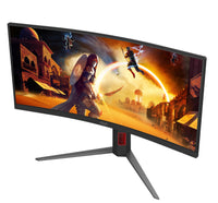 AOC G4 CU34G4/69 Computerbildschirm 86,4 cm (34") 3440 x 1440 Pixel Schwarz, Rot