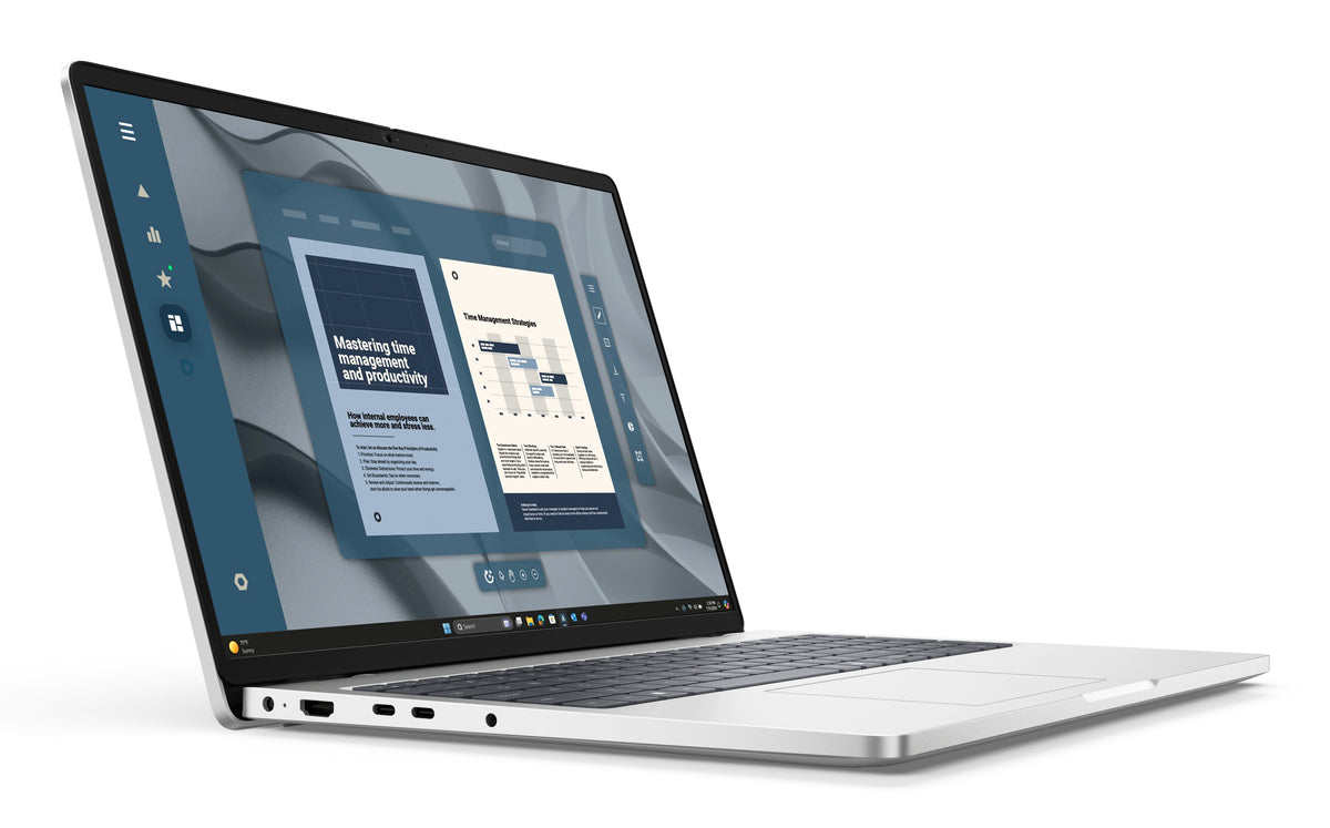 DELL Pro 16 PC16255 Copilot+ PC AMD Ryzen AI 7 PRO 350 Laptop 40,6 cm (16") Full HD+ 16 GB DDR5-SDRAM 512 GB SSD Wi-Fi 6E (802.11ax) Windows 11 Pro Schweiz Platin