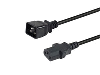 Equip 112141 Stromkabel Schwarz 3 m IEC C20 IEC C13