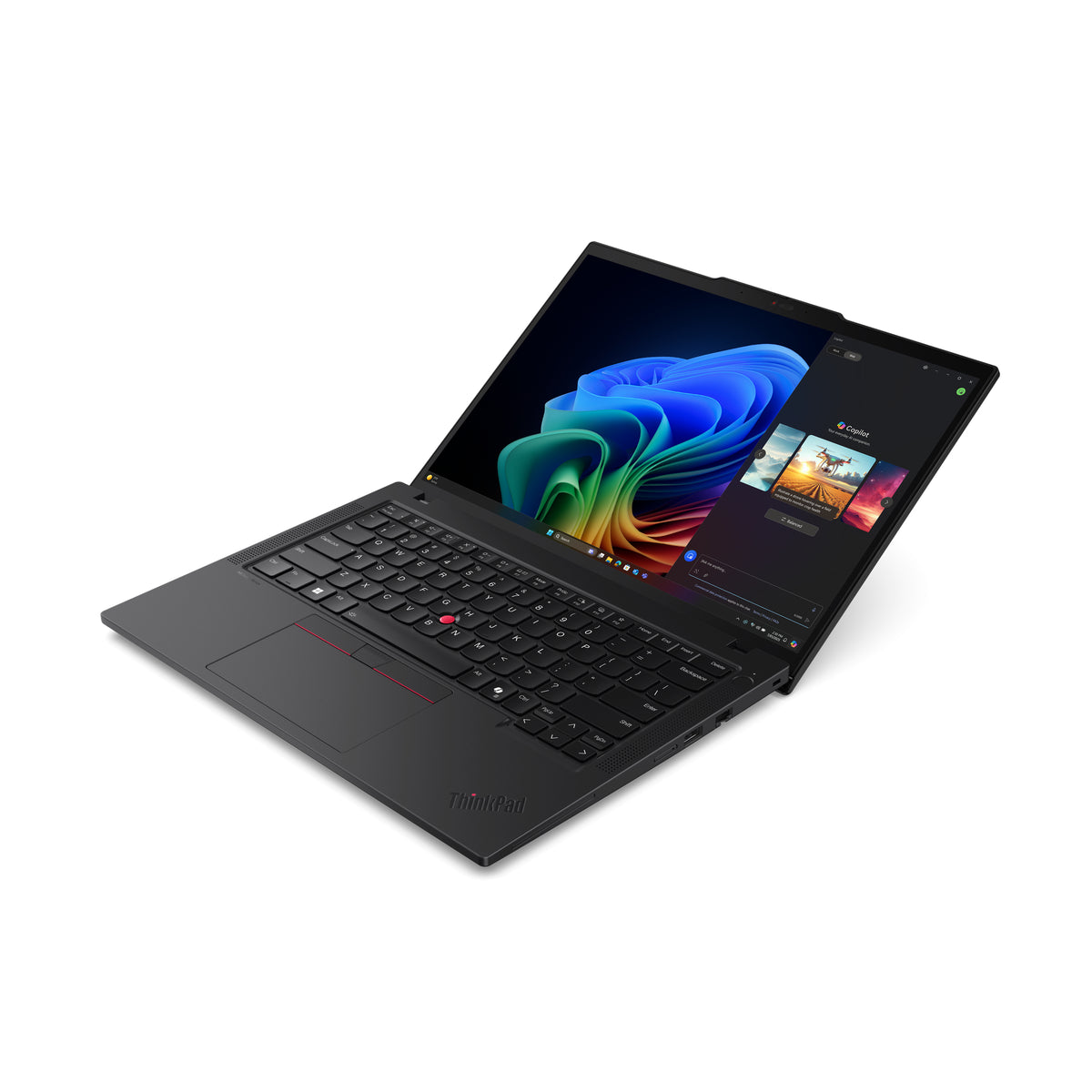 Lenovo ThinkPad T14 Gen 6 (AMD) Copilot+ PC AMD Ryzen AI 7 350 Laptop 35,6 cm (14") WUXGA 64 GB DDR5-SDRAM 1 TB SSD Wi-Fi 7 (802.11be) Windows 11 Pro Deutsch Schwarz