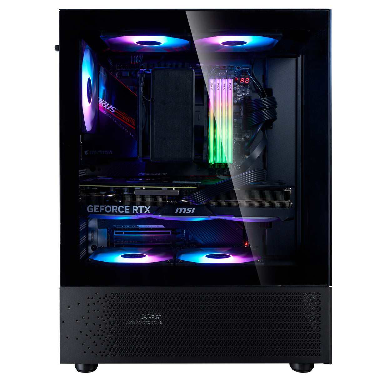 XPG INVADER X MINI KOMPAKTES MID-TOWER-GEHÄUSE Schwarz