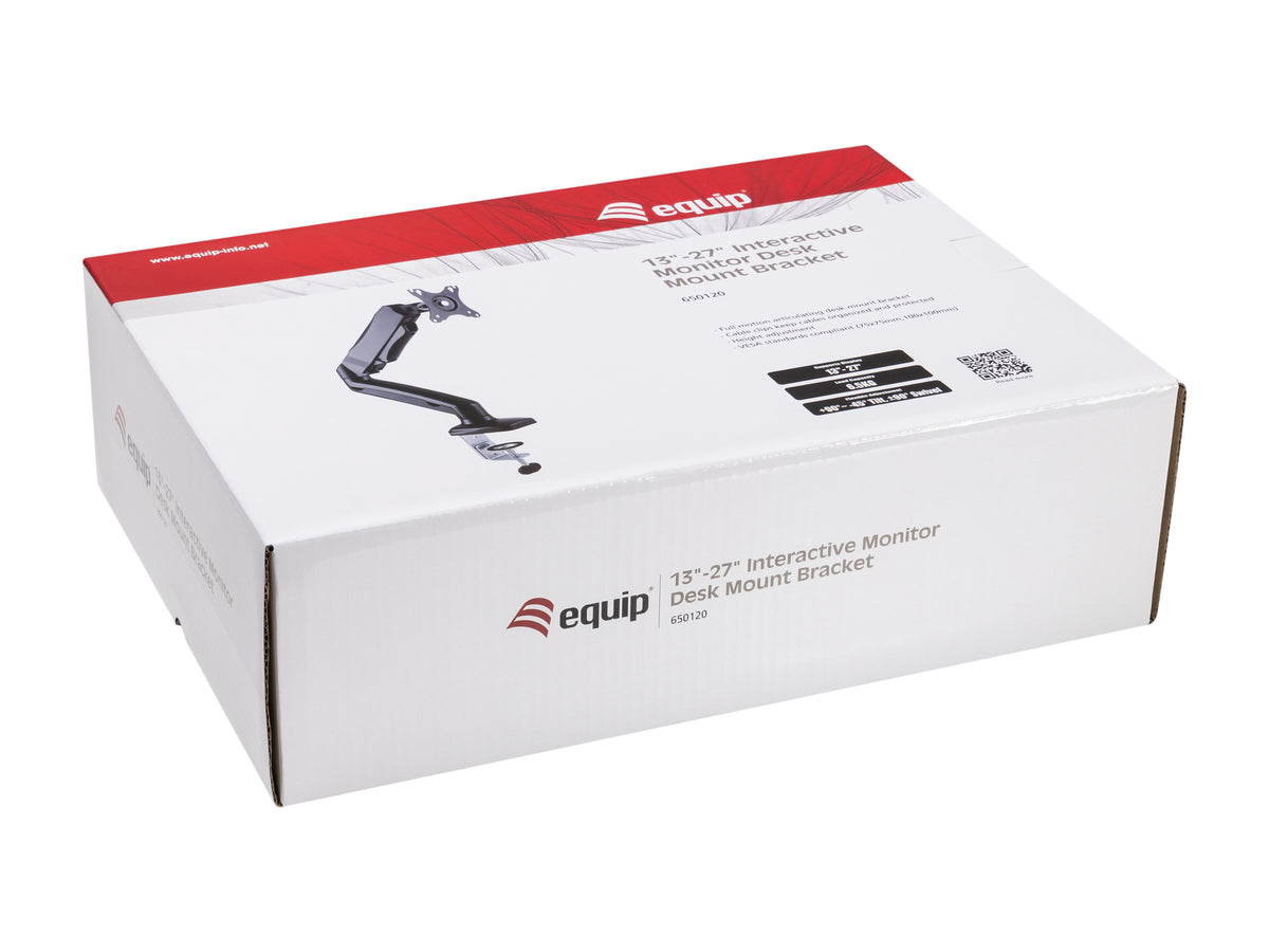 Equip 650120 17"–32" Voll beweglicher Gasfeder-Monitor/LCD-Tischhalter