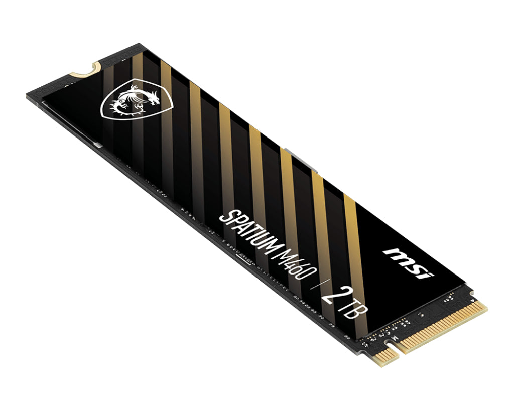 MSI SPATIUM M460 PCIE 4.0 NVME M.2 2TB Internes Solid State Drive PCI Express 4.0 3D NAND