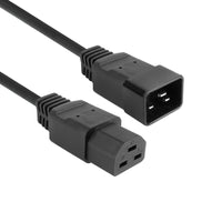 Cavo di alimentazione ACT C20 - C21 IEC60320 nero 1 m