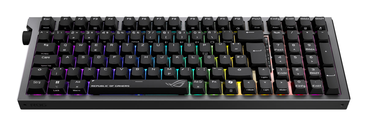 ASUS ROG Strix Morph 96 Wireless Tastatur Gaming USB + RF Wireless + Bluetooth QWERTZ Deutsch Schwarz