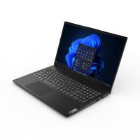 Lenovo V15 G7 IWC Intel Core 5 320 Laptop 39,6 cm (15.6") Full HD 16 GB DDR5-SDRAM 512 GB SSD Wi-Fi 6 (802.11ax) Windows 11 Pro Schwarz Deutsch