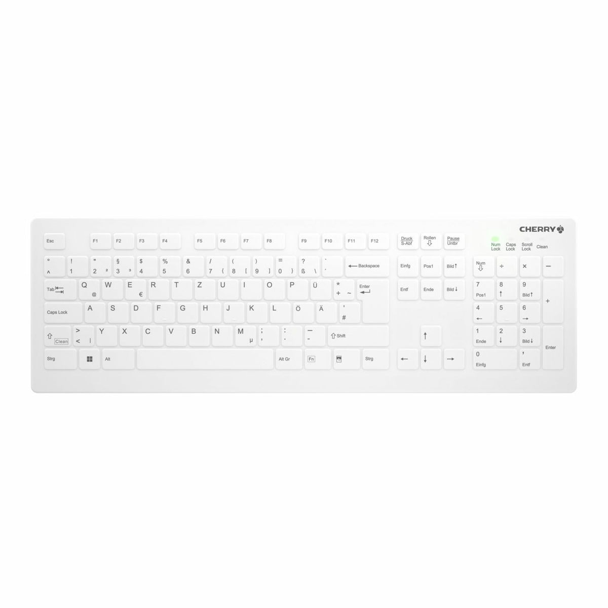 Contour Design AK-C8112F Tastatur Medizinisch RF Wireless Deutsch Weiß