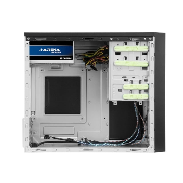 Chieftec CT-01B-350GPB Computer-Gehäuse Mini Tower Schwarz 350 W