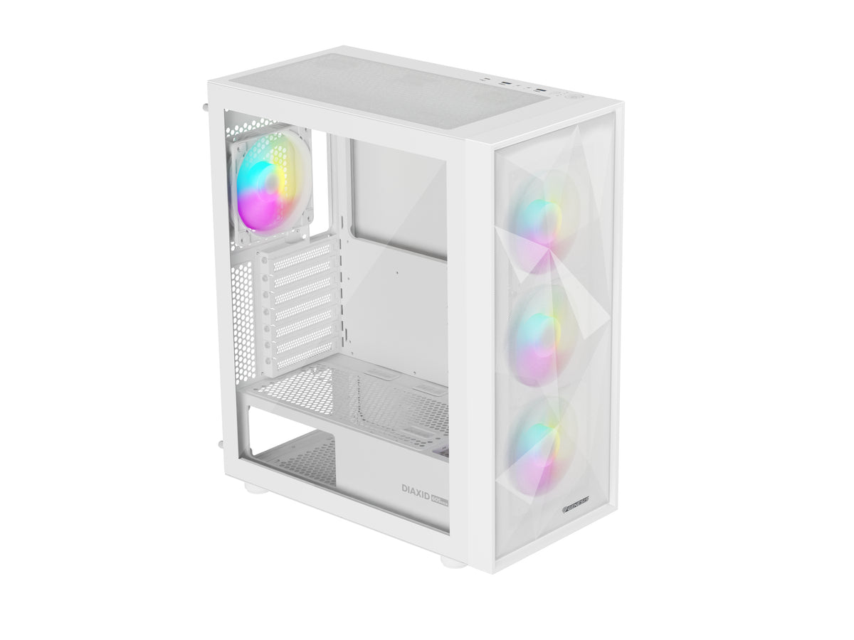 GENESIS Diaxid 605 ARGB Midi Tower Weiß