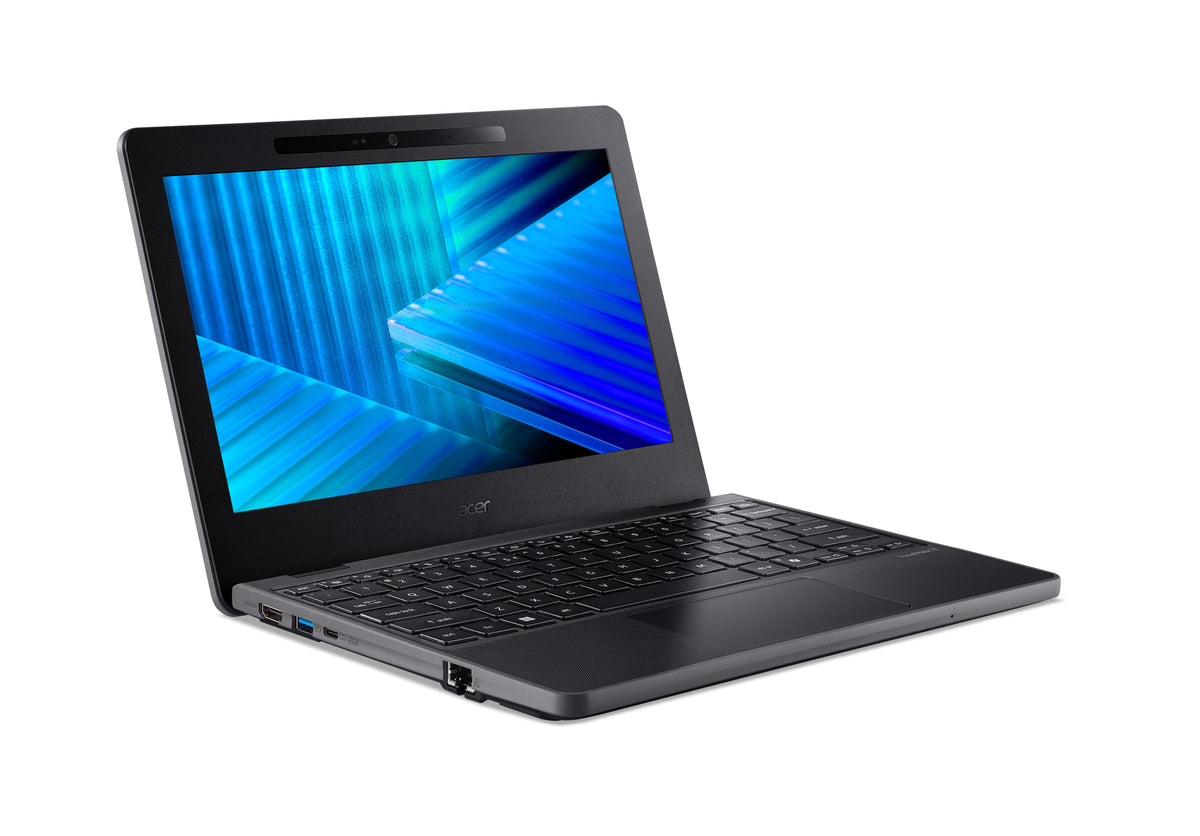 Acer TravelMate TMB311-34-TCO-C32T Intel® N N150 Laptop 29,5 cm (11.6") HD 4 GB LPDDR5-SDRAM 128 GB eMMC Wi-Fi 6 (802.11ax) Windows 11 Pro Schwarz