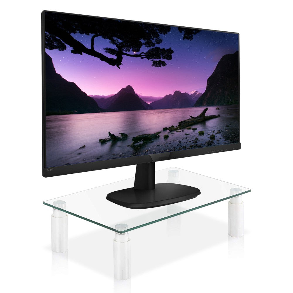 Techly ICA-MS 461E Flachbildschirm-Tischhalterung 81,3 cm (32") Tisch/Bank Transparent