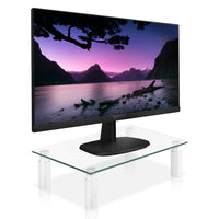 Techly ICA-MS 461E Flachbildschirm-Tischhalterung 81,3 cm (32") Tisch/Bank Transparent