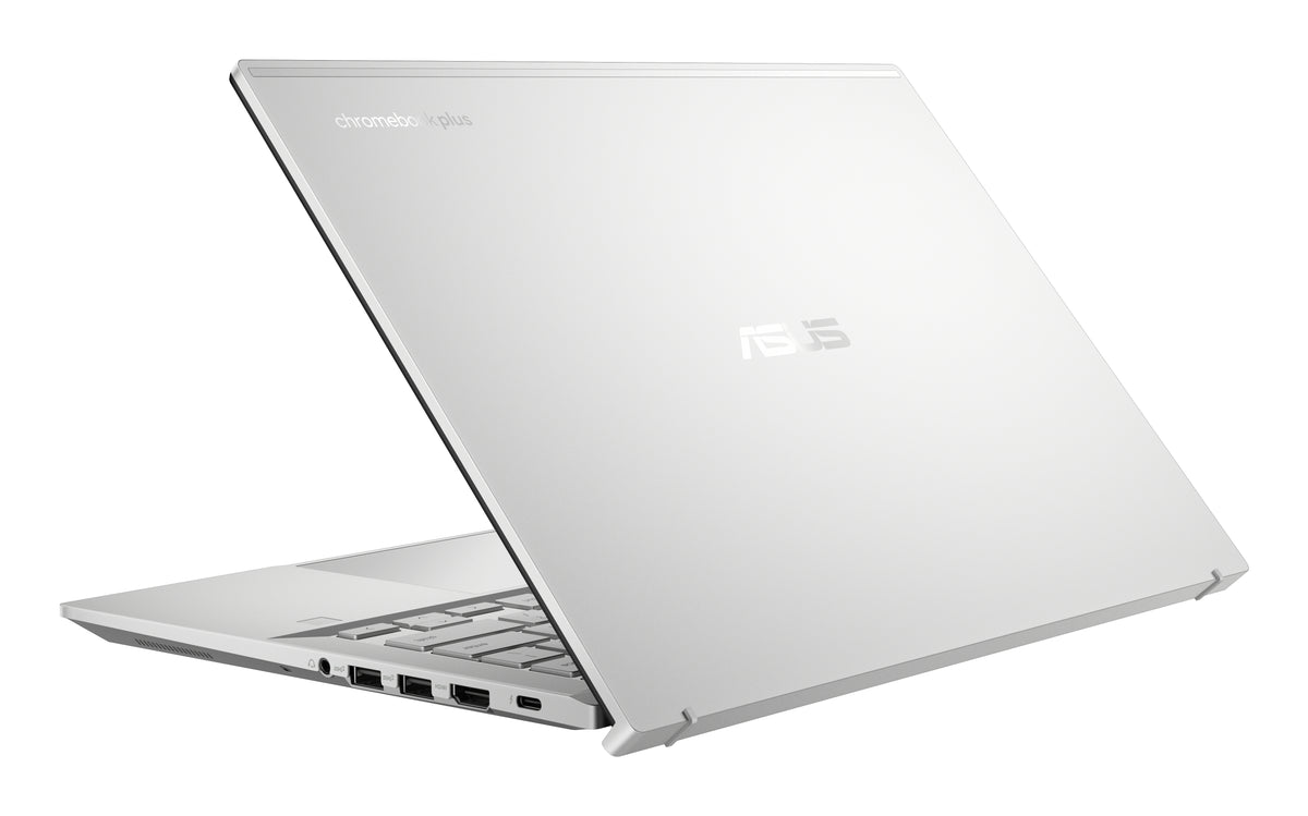 ASUS Chromebook Plus CX54 CX5403CMA-QM1515 Intel Core Ultra 5 115U 35,6 cm (14") Touchscreen WQXGA 16 GB LPDDR5x-SDRAM 512 GB SSD Wi-Fi 6E (802.11ax) ChromeOS Silber