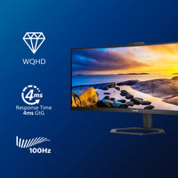 Philips 5000 series 34E1C5600HE/00 Computerbildschirm 86,4 cm (34") 3440 x 1440 Pixel 4K Ultra HD LED Schwarz
