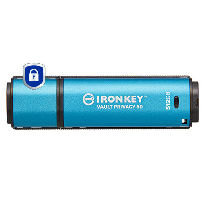 Kingston Technology IronKey 512GB Vault Privacy 50 AES-256 verschlüsselter, FIPS 197