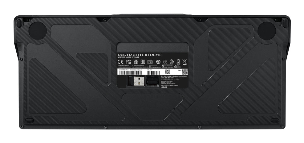ASUS ROG Azoth Extreme Tastatur Gaming USB + RF Wireless + Bluetooth QWERTZ Französisch Schwarz