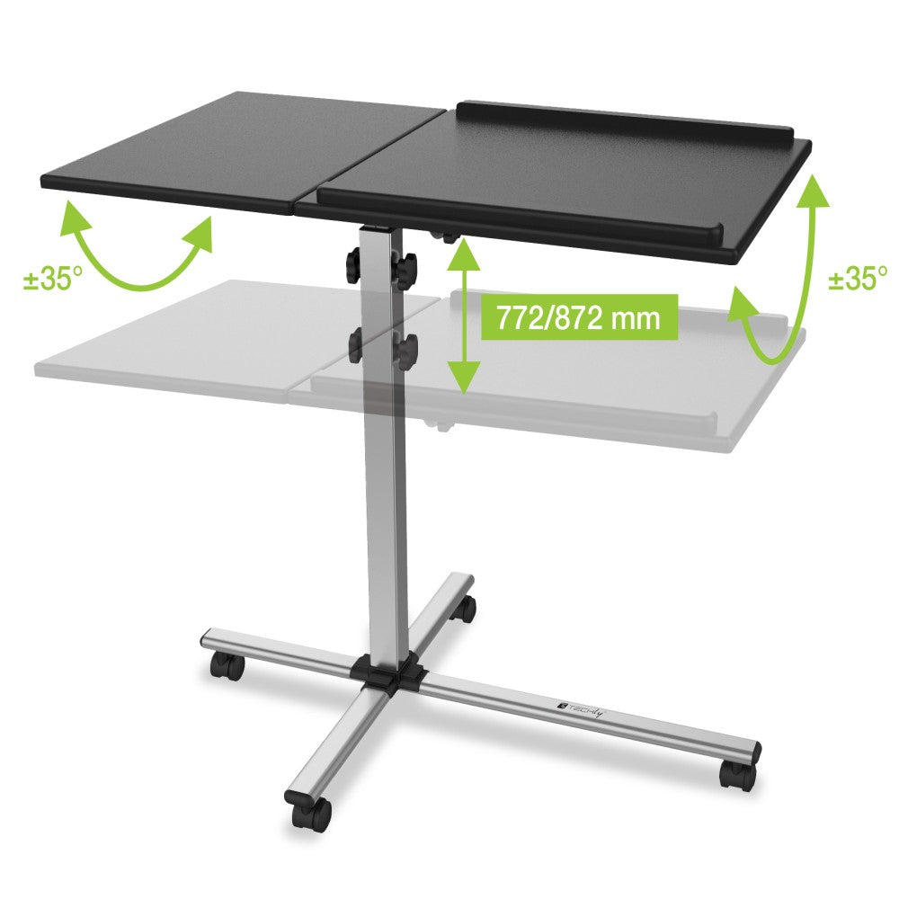 Techly ICA-TB TPM-2 laptop-ständer Schwarz, Silber