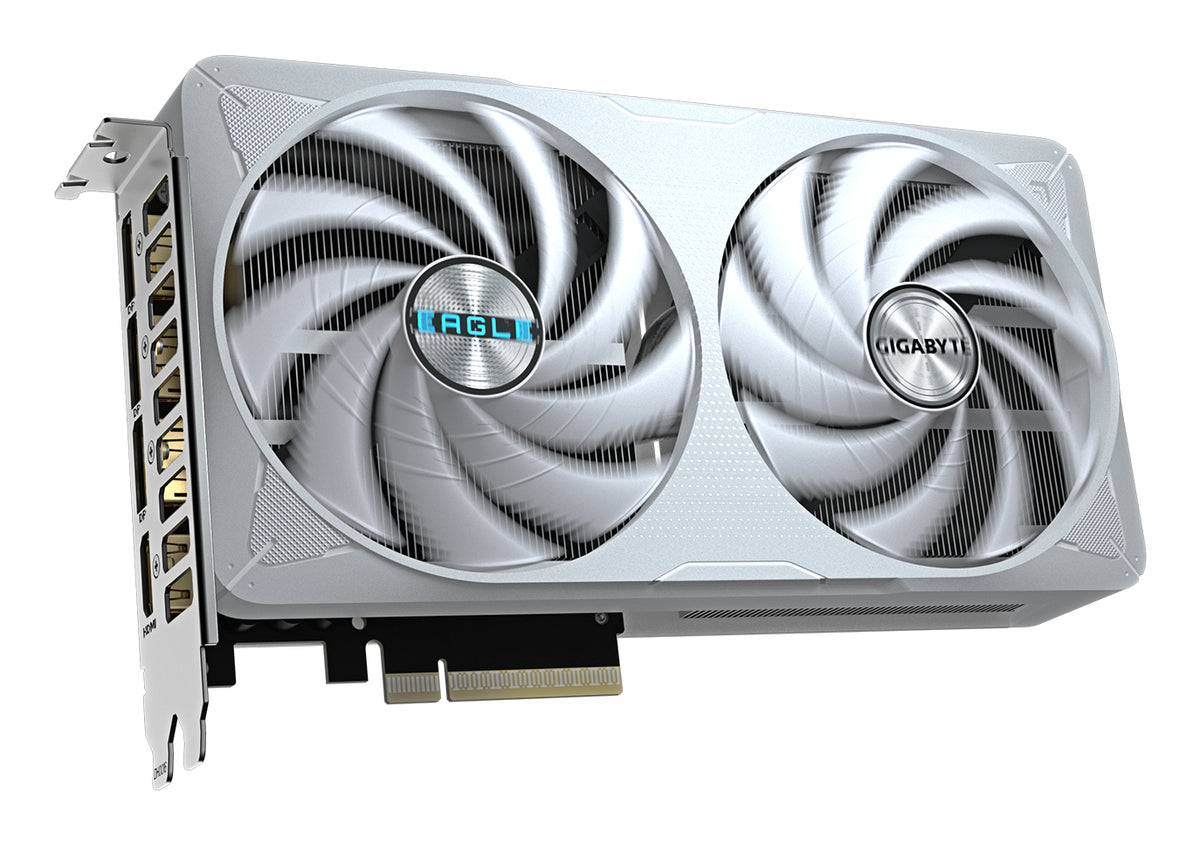 GIGABYTE GeForce RTX 5060 Ti EAGLE OC ICE 16G Grafikkarte – 16 GB GDDR7, 128 Bit, PCI-E 5.0, 2617 MHz Kernfrequenz, 3 x DisplayPort, 1 x HDMI, GV-N506TEAGLEOC ICE-16GD