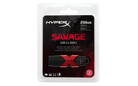 HyperX 256GB USB-Stick USB Typ-A 3.2 Gen 1 (3.1 Gen 1) Schwarz, Rot
