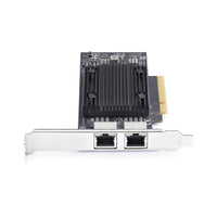 StarTech.com 2-Port PCIe 10Gb Ethernet Netzwerkkarte, 10GbE Network Interface Card, Broadcom BCM57416 Chipsatz, Dual RJ45 10GBase-T/Gigabit, NIC-Karte, TAA