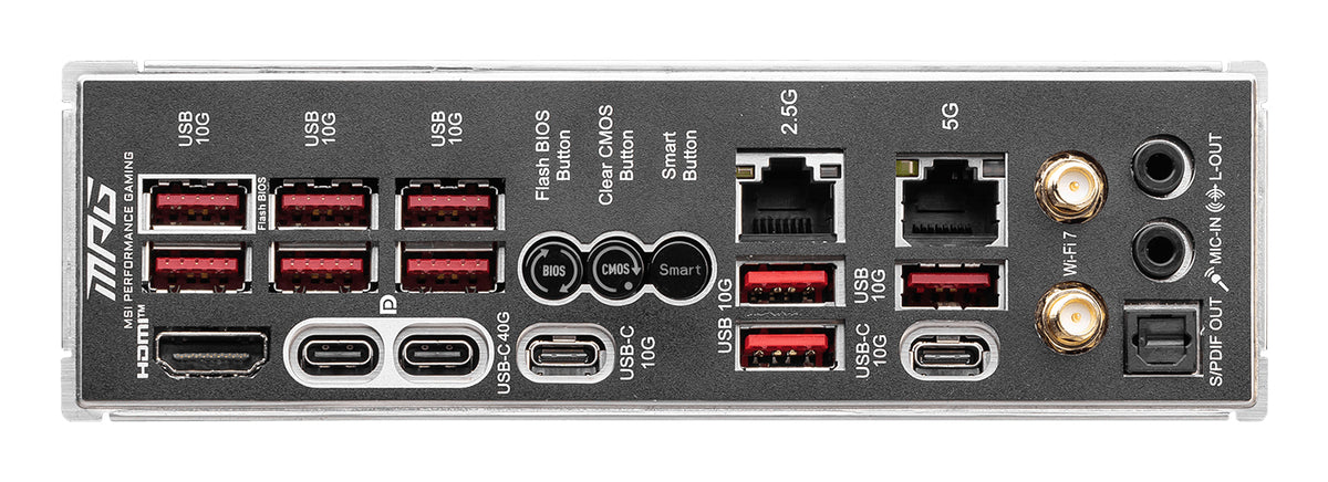MSI MPG X870E CARBON WIFI Motherboard AMD X870E Sockel AM5 ATX