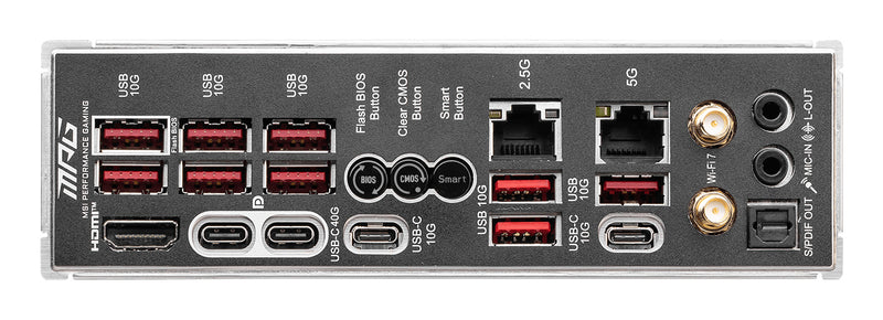 MSI MPG X870E CARBON WIFI Motherboard AMD X870E Sockel AM5 ATX
