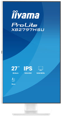 iiyama ProLite XB2797HSU-W1 Computerbildschirm 68,6 cm (27") 1920 x 1080 Pixel Full HD LED Weiß