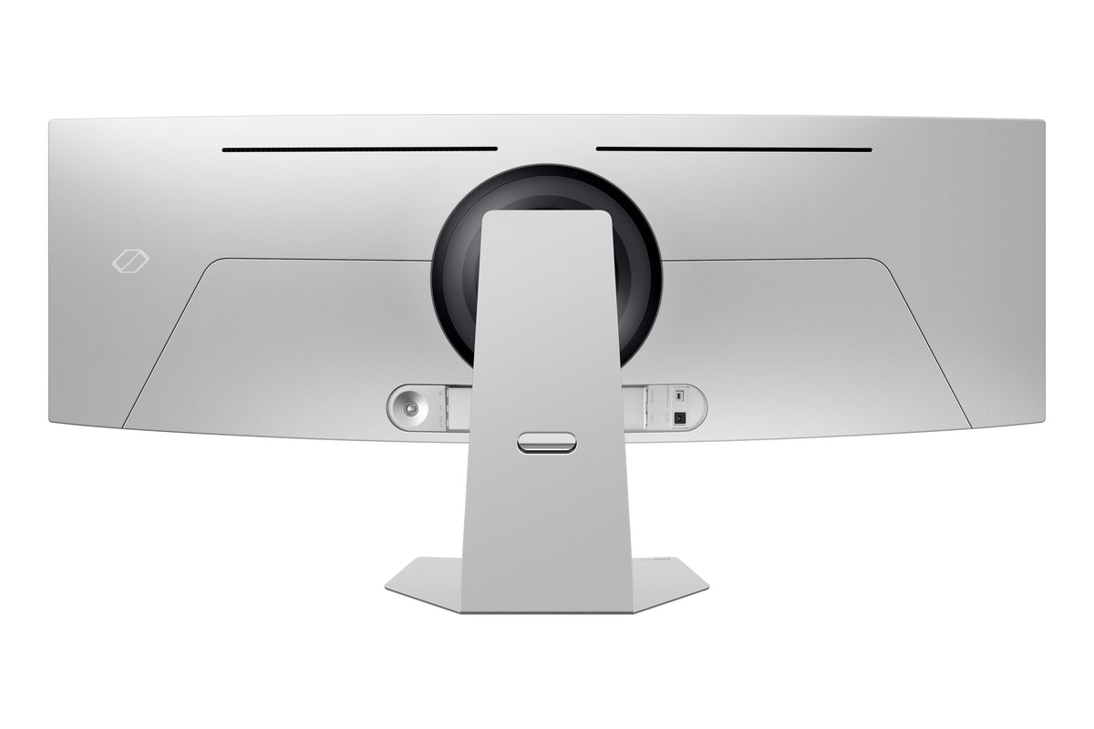 Samsung G95SC Computerbildschirm 124,5 cm (49") 5120 x 1440 Pixel Dual QHD OLED Silber