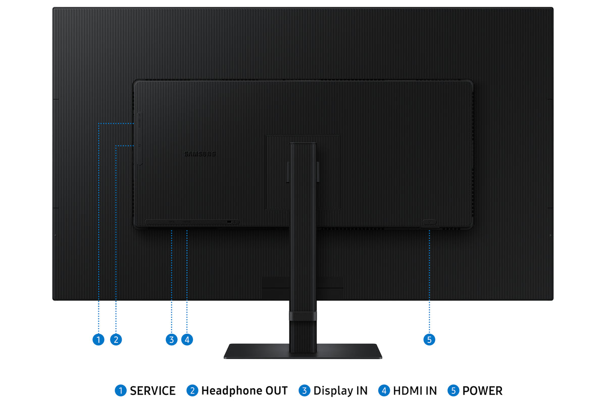 Samsung S70D Computerbildschirm 94 cm (37") 3840 x 2160 Pixel 4K Ultra HD LCD Schwarz