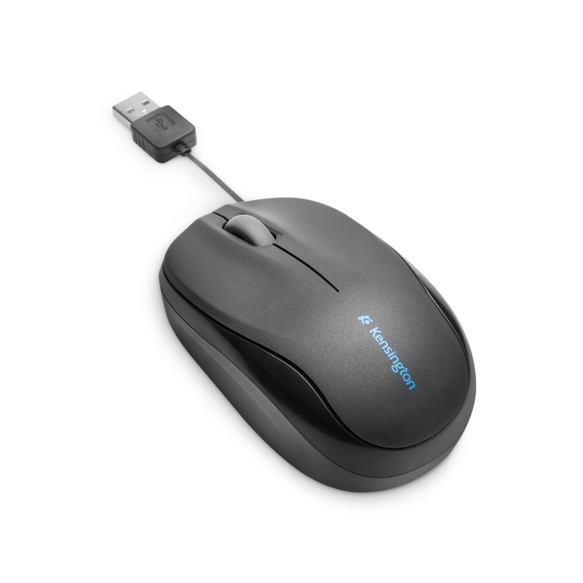 Kensington Pro Fit Mobil-Maus, einziehbares Kabel