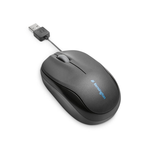 Kensington Pro Fit Mobil-Maus, einziehbares Kabel