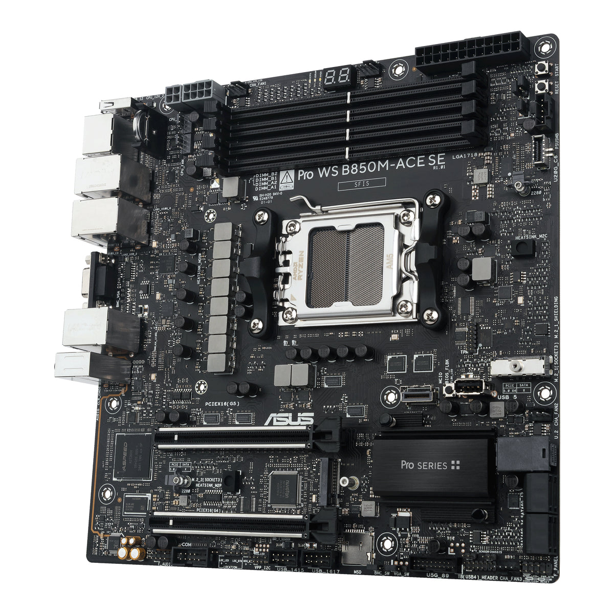 ASUS PRO WS B850M-ACE SE AMD B850 Sockel AM5 micro ATX