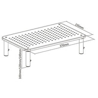 Techly ICA-MS 481 Flachbildschirm-Tischhalterung Tisch/Bank Schwarz