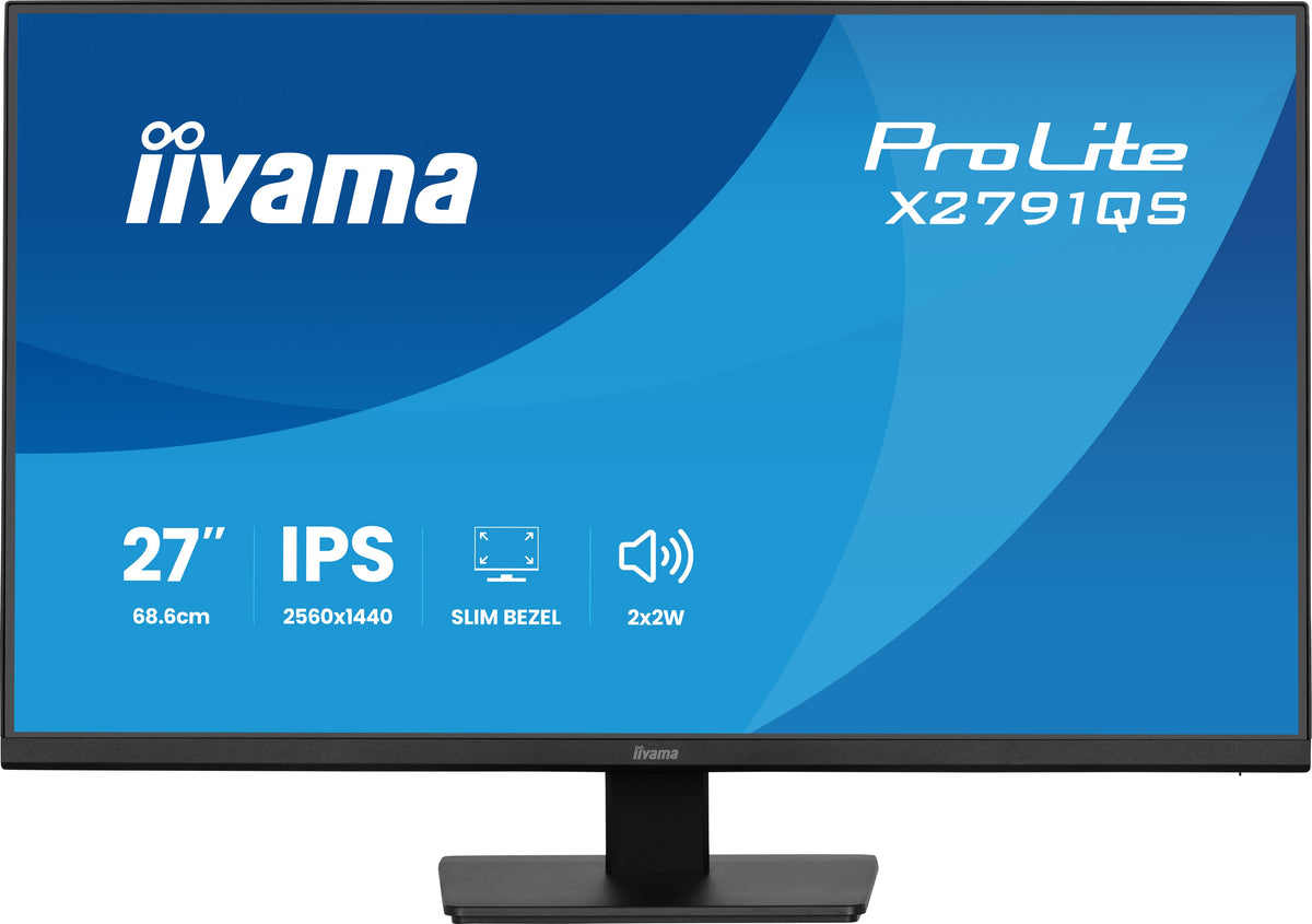 iiyama ProLite X2791QS-B1 Computerbildschirm 68,6 cm (27") 2560 x 1440 Pixel Quad HD LED Schwarz