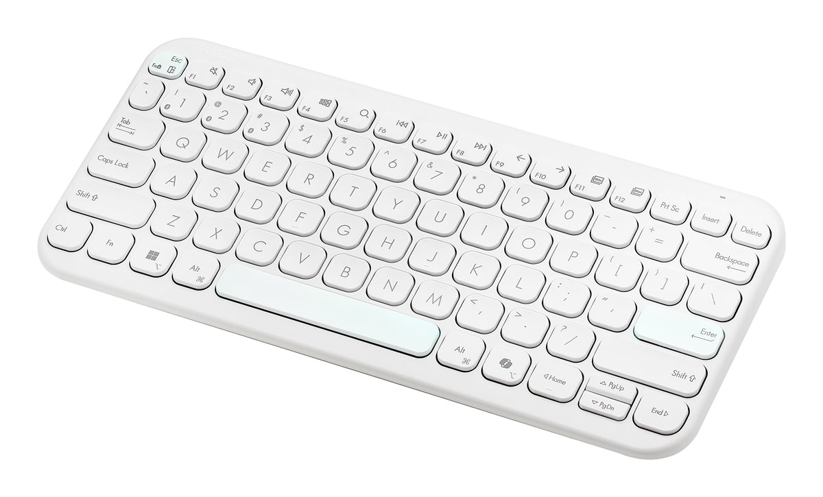 ASUS Marshmallow Keyboard KW100 Tastatur Haus Bluetooth QWERTZ Deutsch Weiß